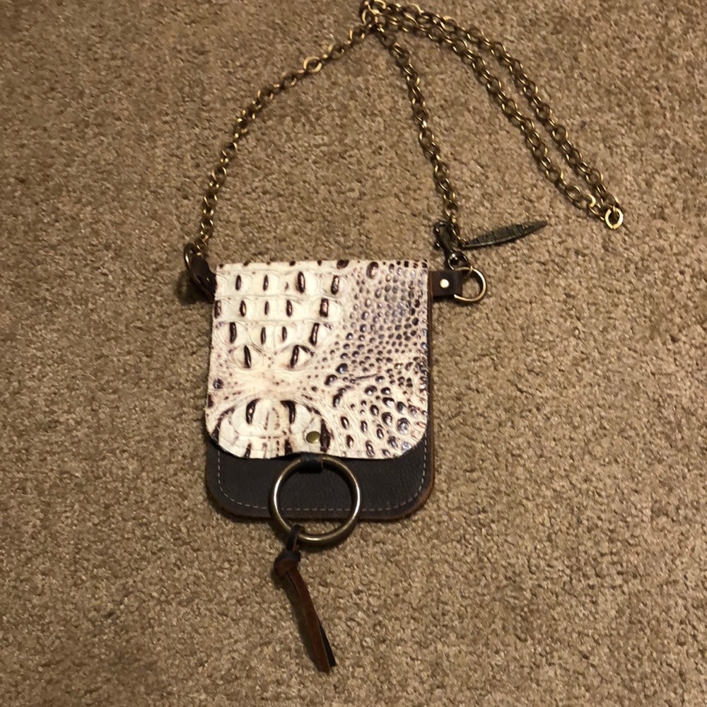 Canoe Crossbody Leather Bag